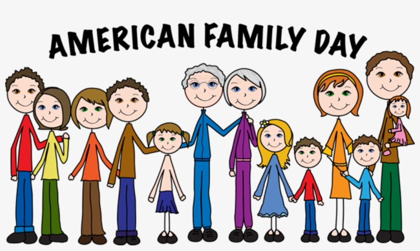 African American Family And Friends Clipart Download - American Family Day 2016, transparent png download