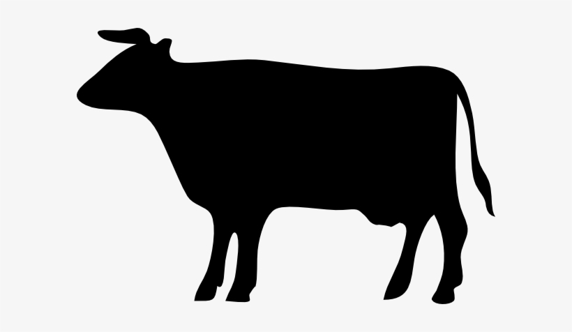 Cow Silhouette Clip Art, transparent png download