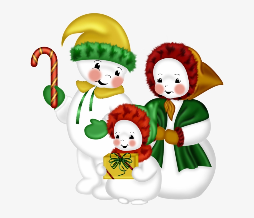 Snowman Family Clip Art - Snowman Family Png, transparent png download