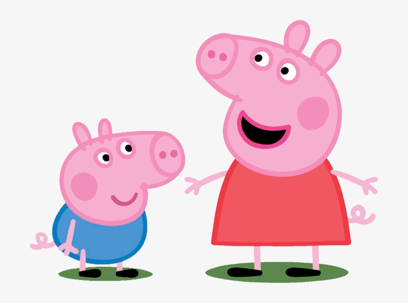 Peppa Pig Mini Figurine Set, transparent png download