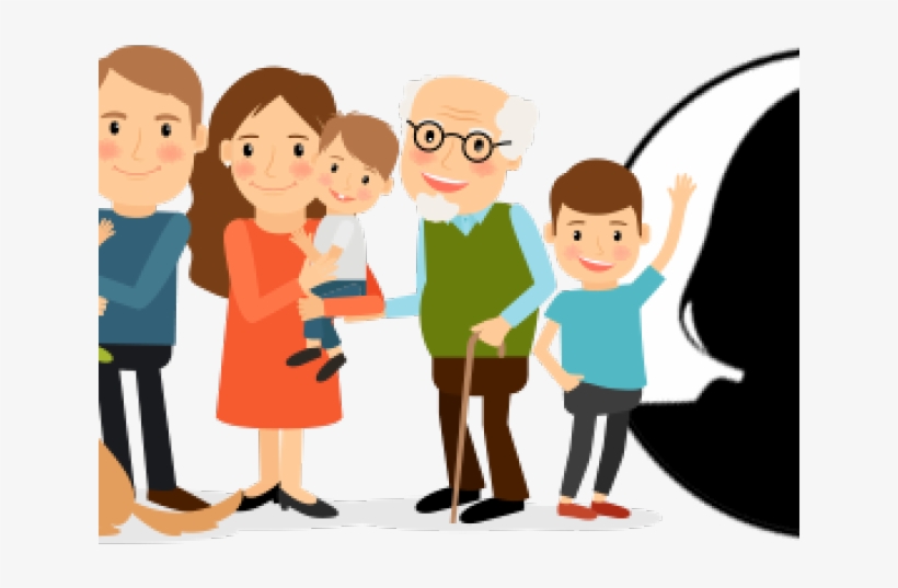 Pilot Clipart Extended Family Member - Imagen De Adulto Mayor Animado, transparent png download