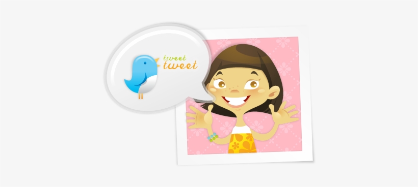 Tweet - Happy Girls, transparent png download