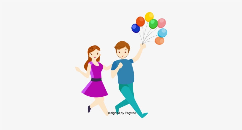 Beautiful Cartoon Lovely Hand Painted Love Happy Family - Portable Network Graphics, transparent png download