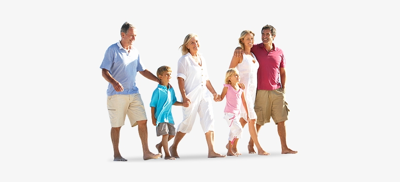 Family Walking Png - Soniq F40fv17c 40, transparent png download