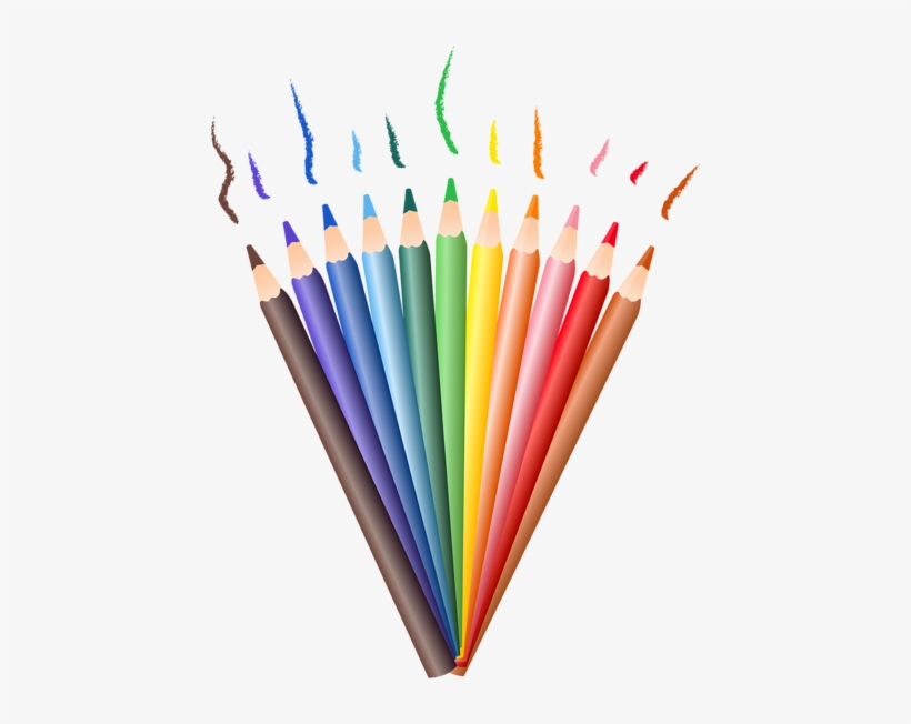 Pencil Png Clipart - Color Pencil Drawing Png, transparent png download