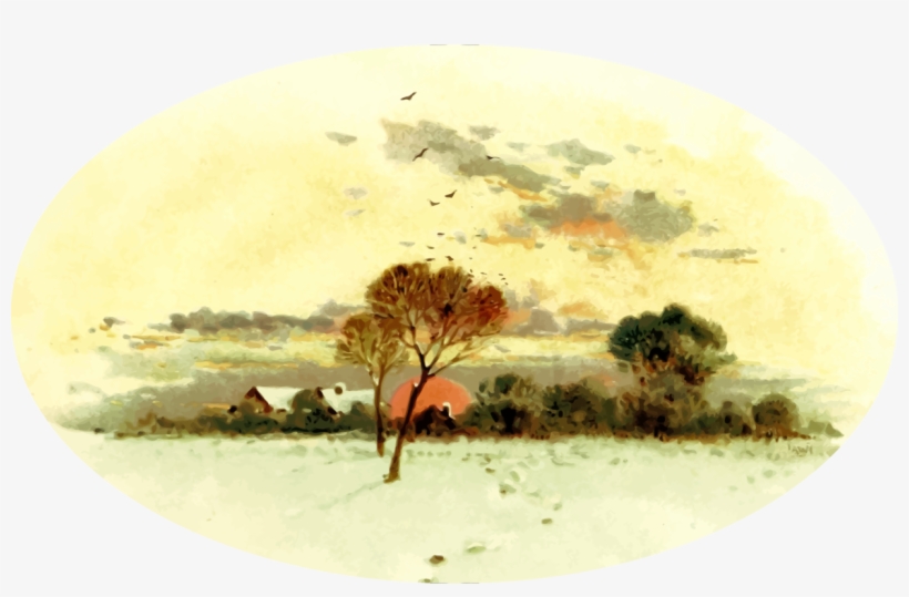 Season Drawing Watercolor - Watercolor Painting, transparent png download