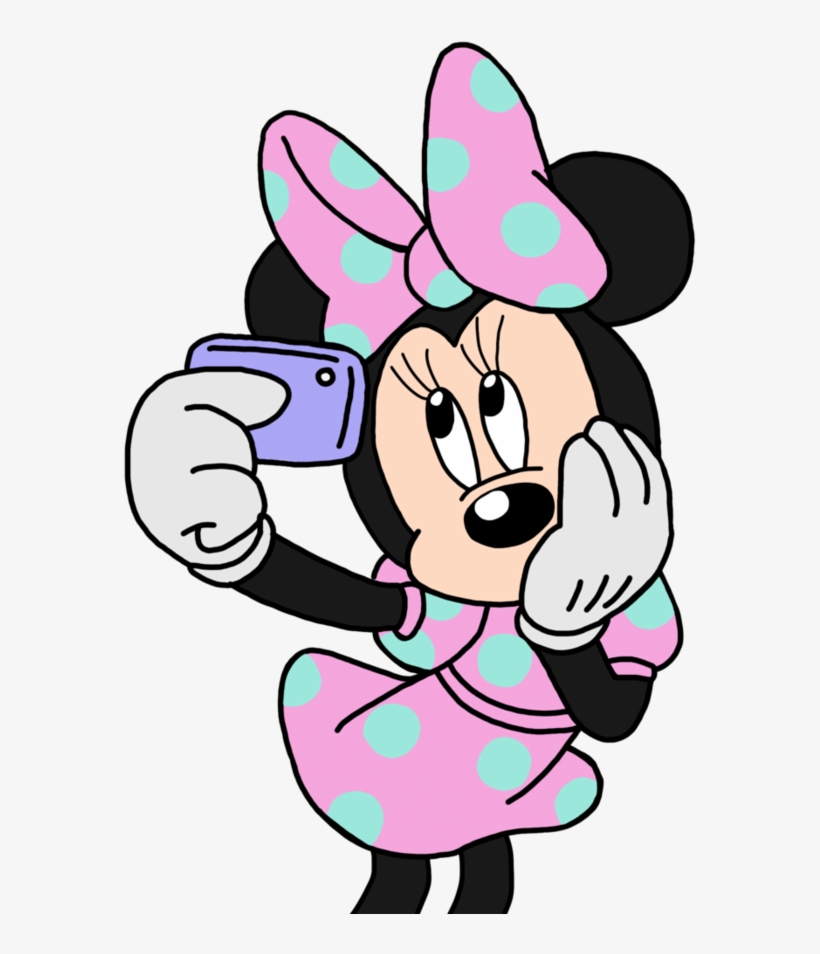 Comics Clipart Png Tumblr - Minnie Selfie, transparent png download