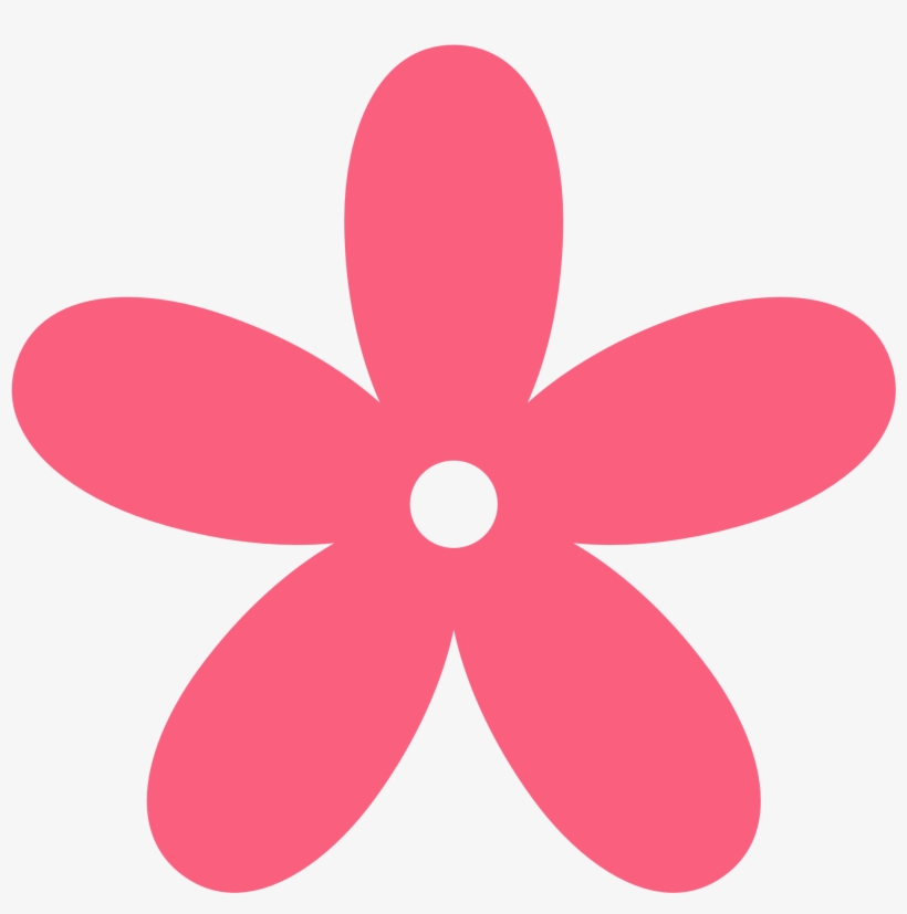 Flower Clip Art Background 1 Hd Wallpapers - Pink Flower Clipart, transparent png download