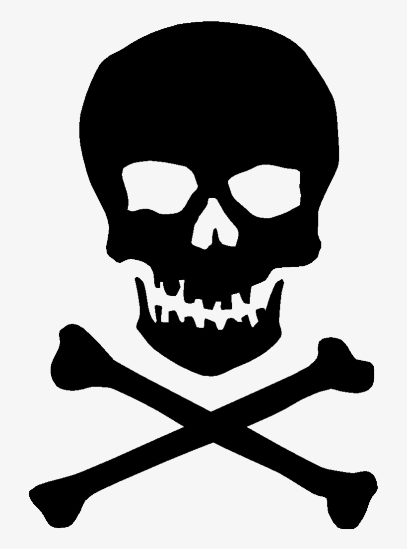 Bone Skull Png Transparent Image - Skull With 2 Bones, transparent png download