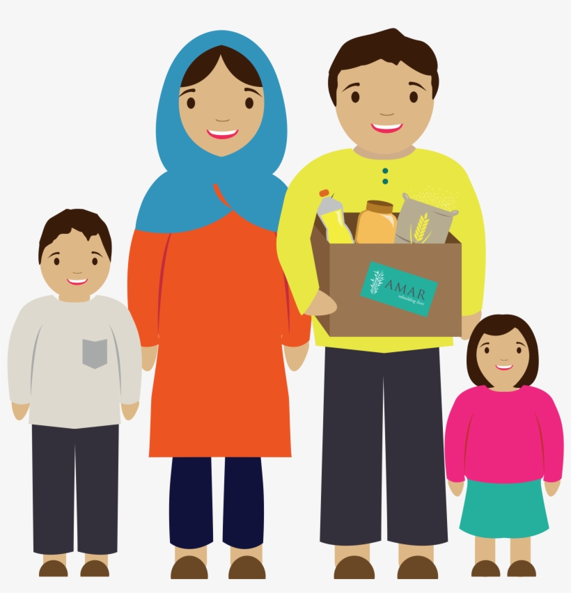 Amar Foundation Ramadan Meal Appeal Giving Me - Cartoon, transparent png download