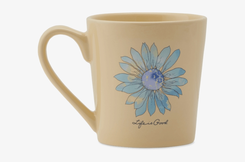 Watercolor Daisy Everyday Mug - Life Is Good Everyday Mug, transparent png download