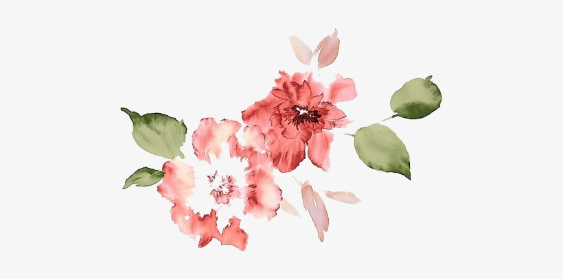 Go To Image - Watercolor Flowers, transparent png download