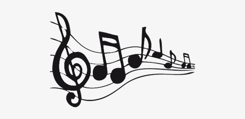 Pin By Daniela Andrea Mohina On Vector Art - Music Notes - Greeting Card, transparent png download