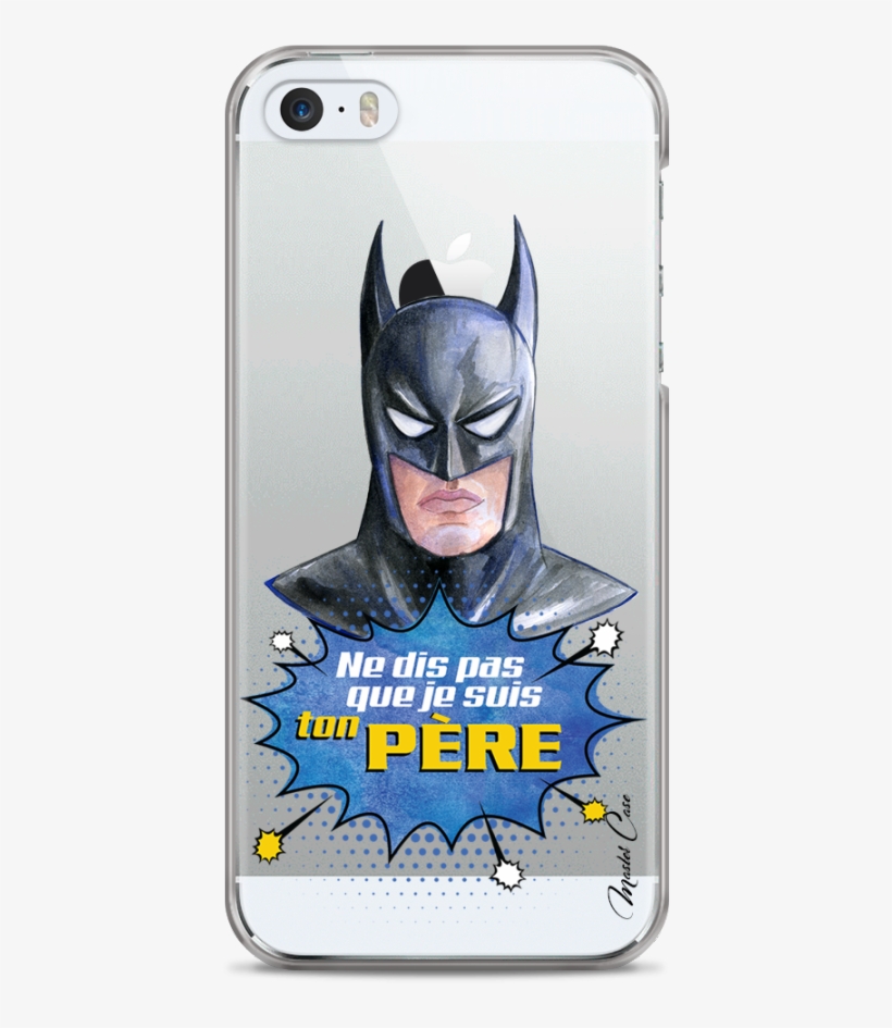 Coque Iphone 5/5s/se Batman Watercolor Masque - Coque Iphone 5c Champions Du Monde, transparent png download