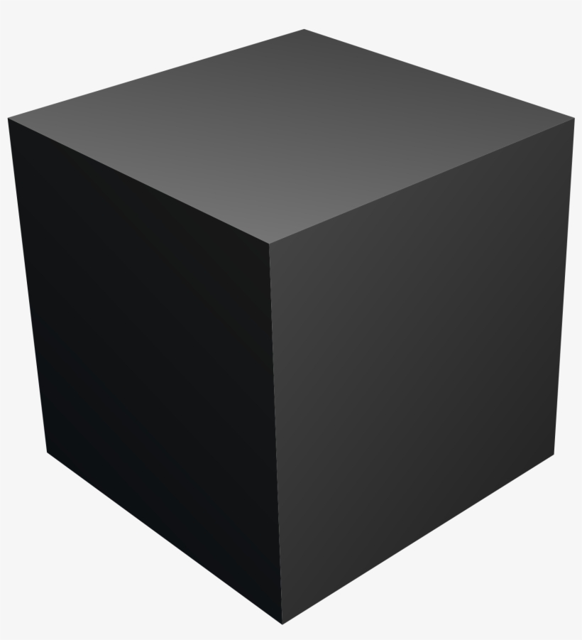 Black Cube Png - Cube Png, transparent png download