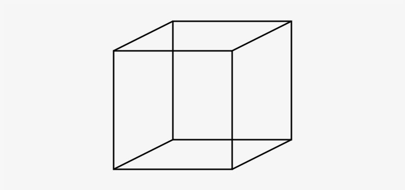 Necker Cube - Cube Png, transparent png download