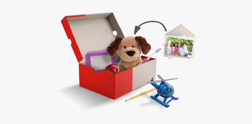 Start With A Quality “wow” Item Such As A Stuffed Animal, - Shoebox Gift, transparent png download