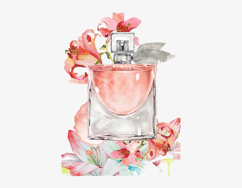 Clipart Free Painting Illustration Transprent Png Free - Perfume Watercolor, transparent png download