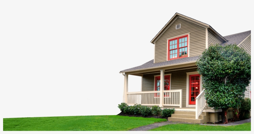 House Png - House With Garden Png, transparent png download