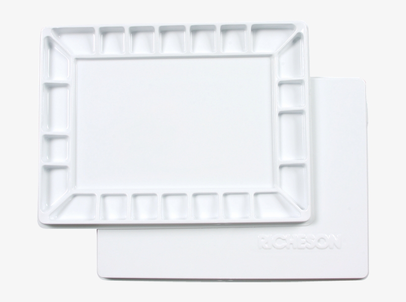 Richeson Giant Watercolor Palette With Cover - Jack Richeson 22 Wells Plastic Palette With Cover 16, transparent png download