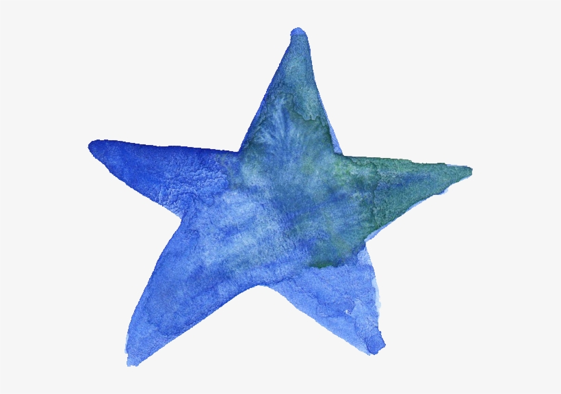 Free Download - Star Water Color Png, transparent png download