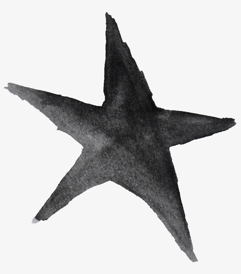 Free Download - Watercolor Stars Png, transparent png download