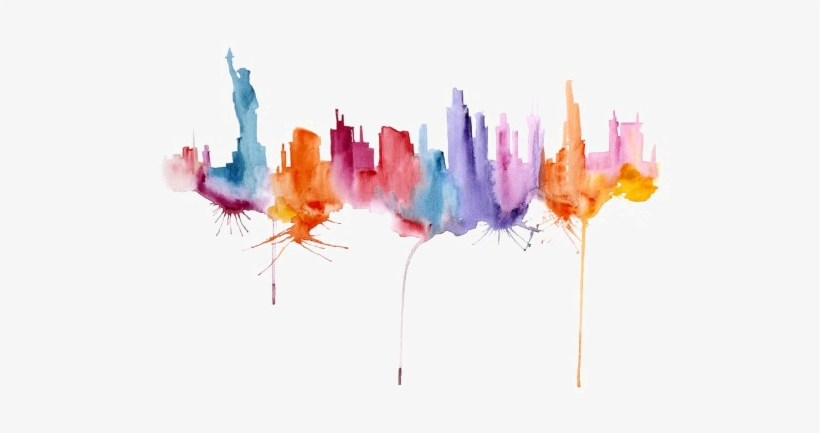 Abstract Watercolor Png Clipart - Notes On A Past Life, transparent png download