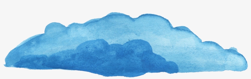 Free Download - Cloud Water Colour Png, transparent png download