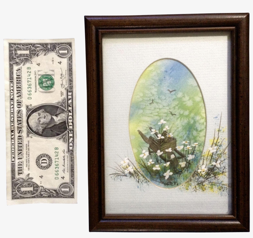 Kuster, Watercolor Painting With A Wheelbarrow Flowers, transparent png download