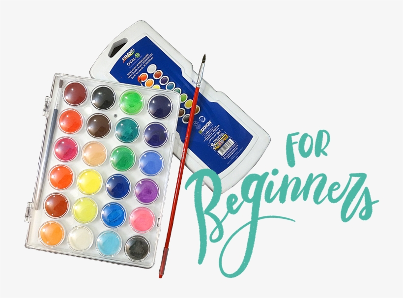 I Truly Believe That Watercolor Is A Great First Medium - Prang, Semi-moist Washable Watercolor Paint Set, 16, transparent png download