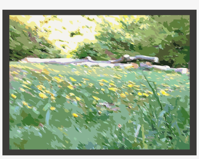 Watercolor Painting Forest Common Dandelion Computer - Watercolor Painting, transparent png download