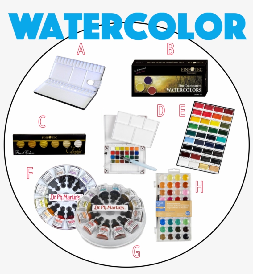 3 Watercolor Site - Kuretake Gansai Tambi Water Colors, 36-color Set, transparent png download