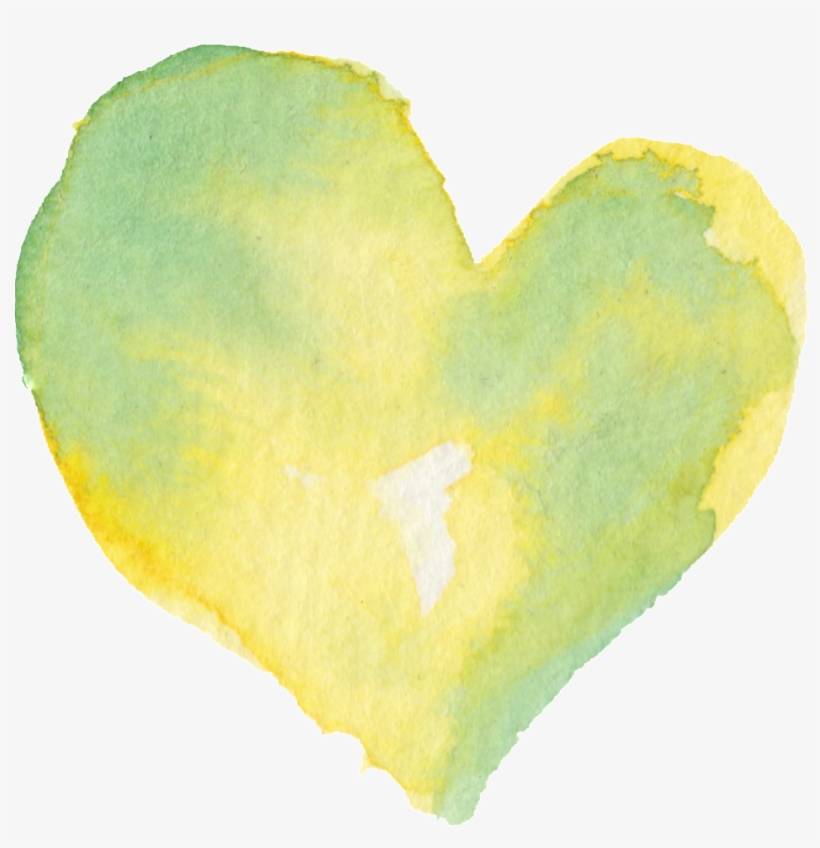 Yellow Heart Love Transparent Decorative Free Download - Heart, transparent png download