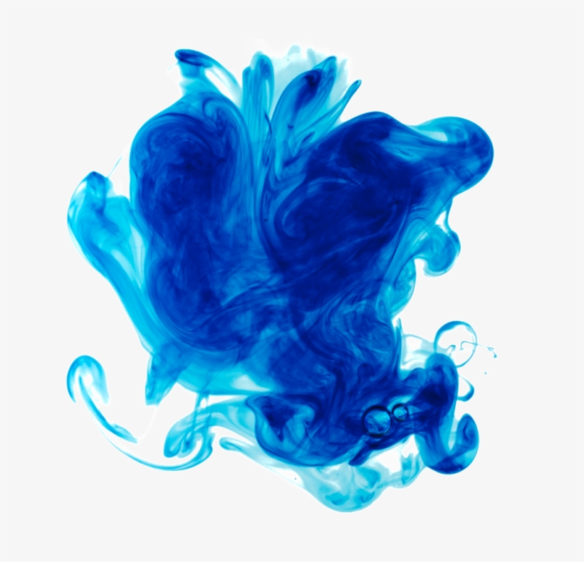 This Graphics Is High Definition Blue Smoke About Beauty,high - Ink, transparent png download