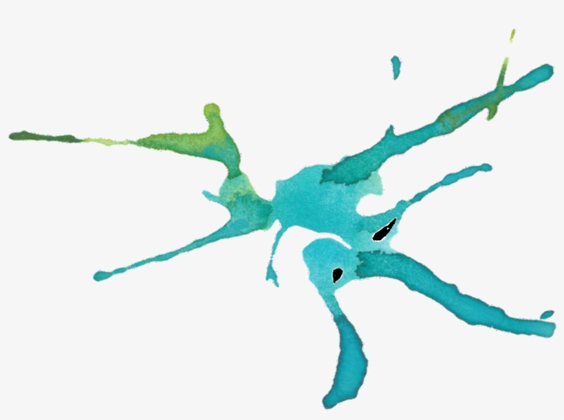 Watercolor Star Art - Water Color Music Png, transparent png download