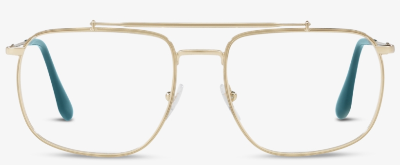 Prada Journal Eyewear Collection - Prada Pr 56uv Zvn1o1 Pale Gold, transparent png download