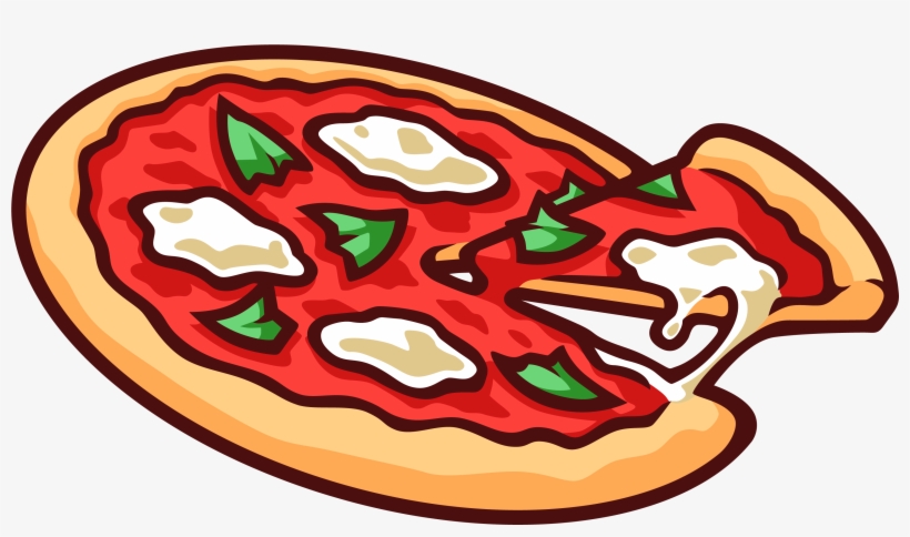 Pizza Cartoon Png - Merry Crustmas Note Cards, transparent png download