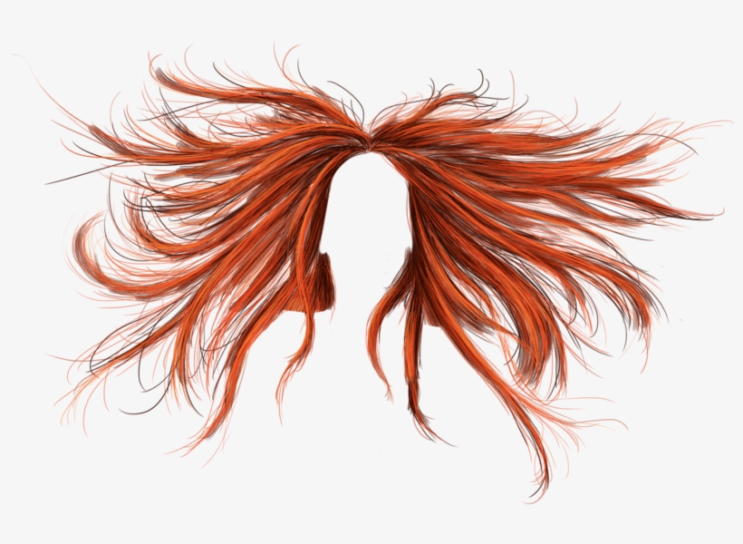 People - Hair - Red Hair Png, transparent png download