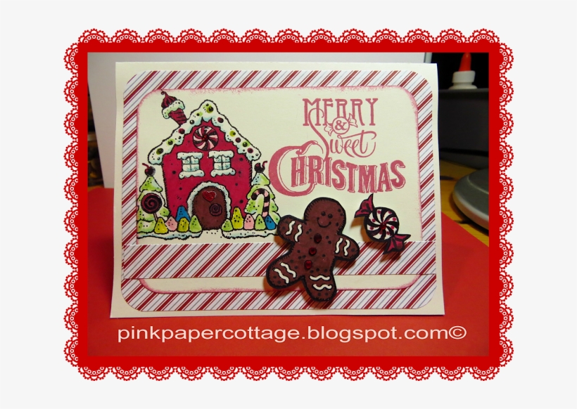Christmas Card Using Our Ctmh Candyland Stamp Set, - House, transparent png download