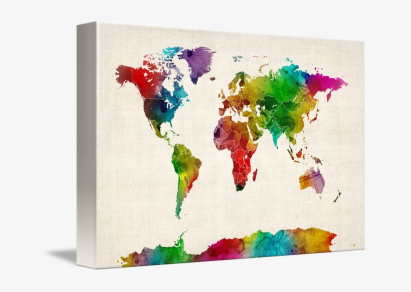 Clip Art Black And White Download Drawing Instagram - Map Of World Gray, transparent png download