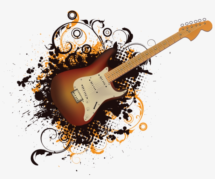 Rock Guitar Png Download Image - Rock Guitar Png, transparent png download