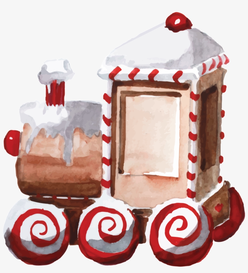 Christmas Train Png Transparent - Train, transparent png download