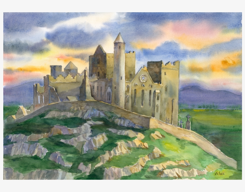 Rock Of Cashel - Rock Of Cashel Art, transparent png download