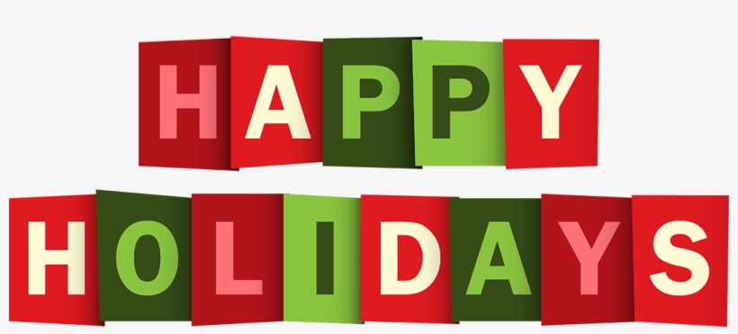 Happy Holidays Text Png - Happy Holidays Png Free, transparent png download