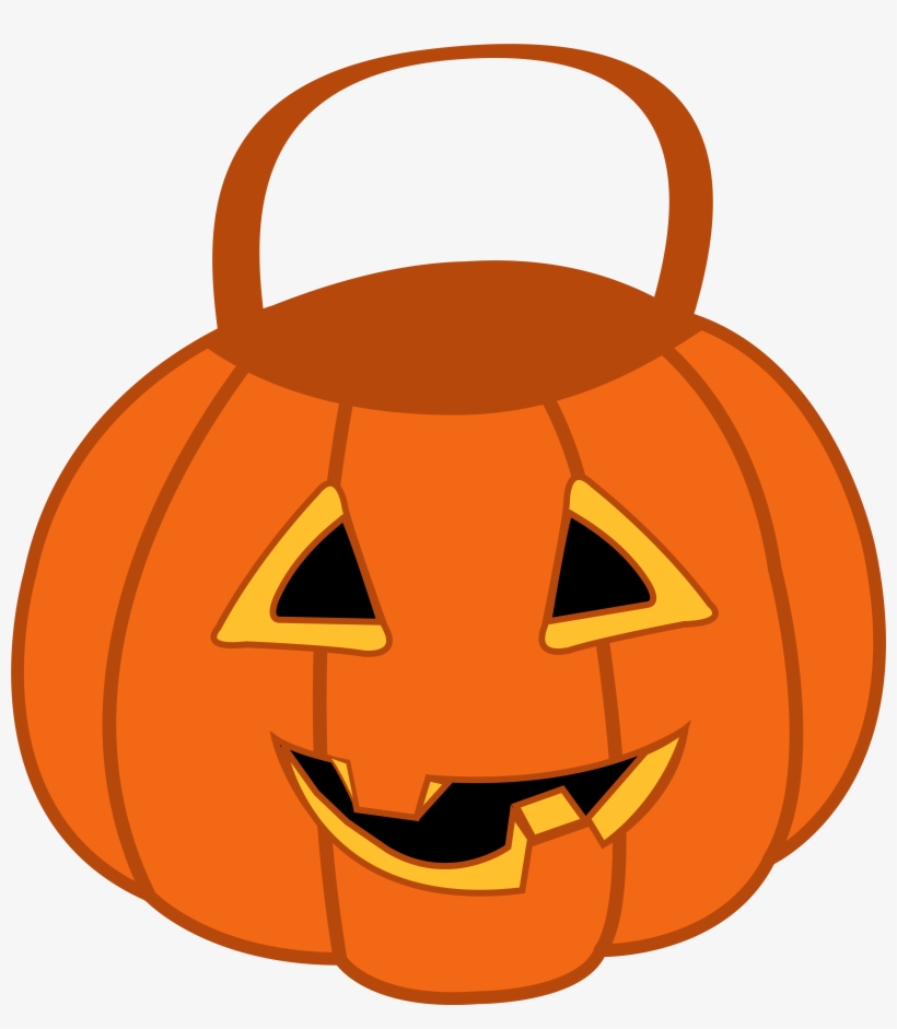 Scary Pumpkin Lantern Png Clipart Image - Pumpkin Bucket Png, transparent png download