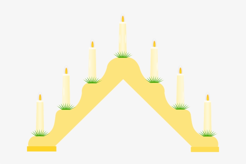 Candlestick, Candle, Christmas, Lights - Candle, transparent png download