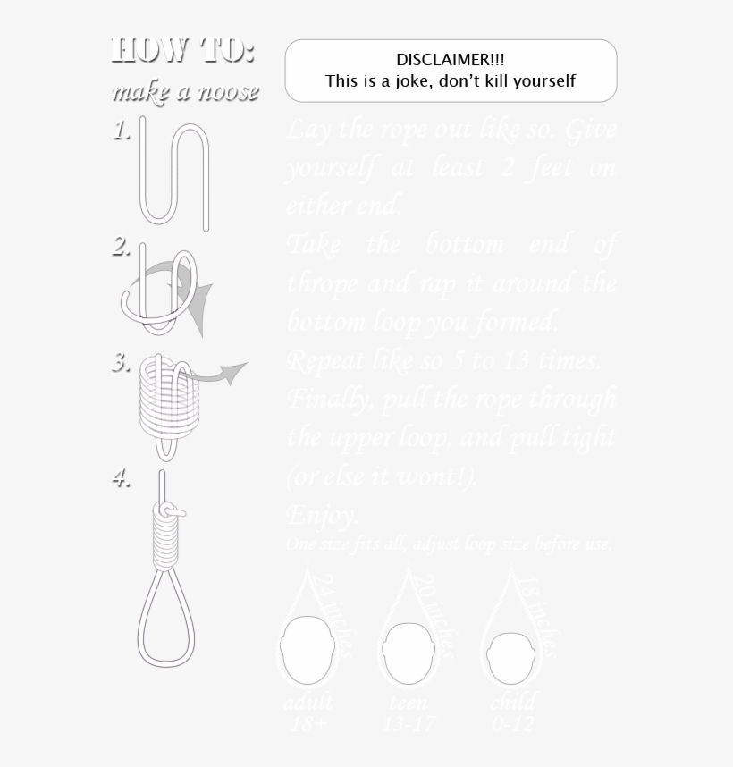 Let's - Make A Noose, transparent png download