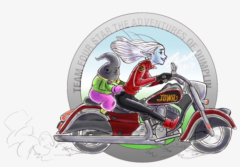 Dumplin And Towa The Dumptruck And Towtruck Otp On - Motorcycle, transparent png download