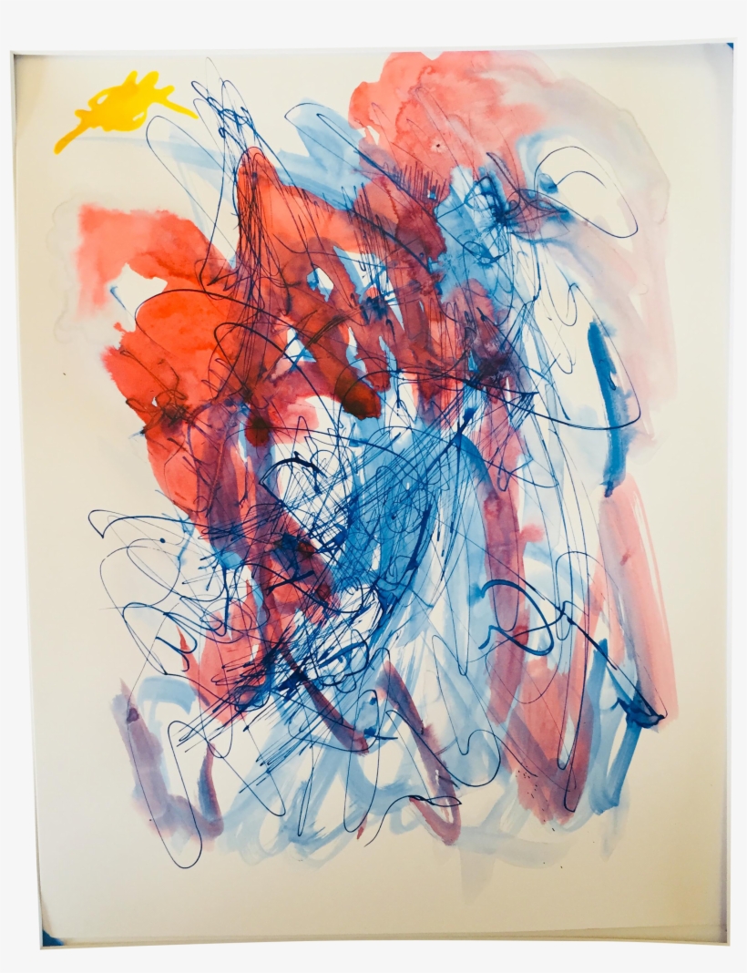 Erik Sulander Abstract Ink On Paper Painting - Drawing, transparent png download