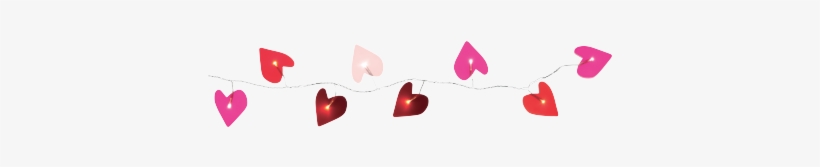 Heart String Lights - Garland, transparent png download